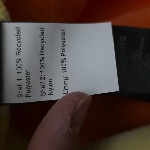 NWT Marmot Women's Coral and Yellow Fleece 1/2 Zip Hoodie - Picture 5 of 5